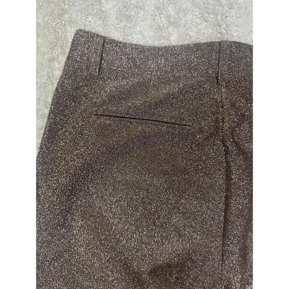 Scotch & Soda gold metallic Lurex tailored pants Size XS
